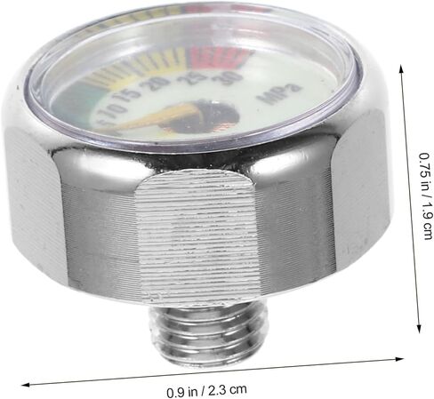 Yardwe 30m Scuba Diving Pressure Gauge with Luminous Depth Monitor to Accurate Air Cylinder Pressure Measurement for Night and Deep Diving Adventures in Saudi Arabia