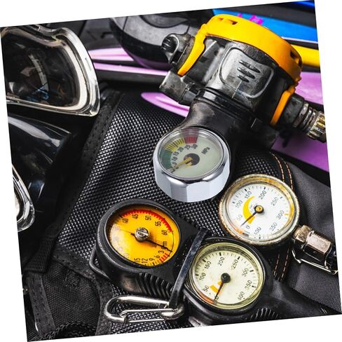 Yardwe 30m Scuba Diving Pressure Gauge with Luminous Depth Monitor to Accurate Air Cylinder Pressure Measurement for Night and Deep Diving Adventures in Saudi Arabia