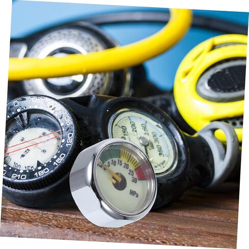 Totority 30m Scuba Diving Gear Diving Luminous Depth Gauge Water Pressure Tester Pressure Gauge in Saudi Arabia