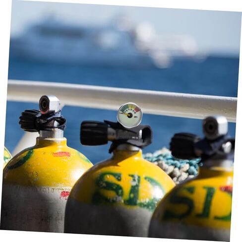 Totority 30m Scuba Diving Gear Diving Luminous Depth Gauge Water Pressure Tester Pressure Gauge in Saudi Arabia