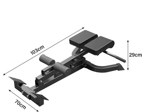 Roman Chair Back Extension - Multifunctional Exercise Bench - Strength Training Supplies, Back Hyperextension Machine for Core Buttocks Thighs in Saudi Arabia