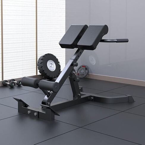 Roman Chair Back Extension - Multifunctional Heavy-Duty Fitness Chair - Adjustable Lower Back Extension Machine, Back Exercise Equipment, Strength Training Supplies in Saudi Arabia