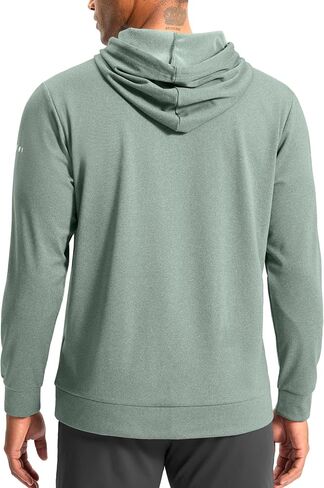 G Gradual Men's Fleece Hoodie Long Sleeve Athletic Workout Shirts Winter Warm Soft Hooded Sweatshirts for Men with Pockets in Saudi Arabia