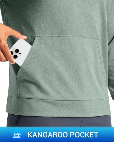 G Gradual Men's Fleece Hoodie Long Sleeve Athletic Workout Shirts Winter Warm Soft Hooded Sweatshirts for Men with Pockets in Saudi Arabia