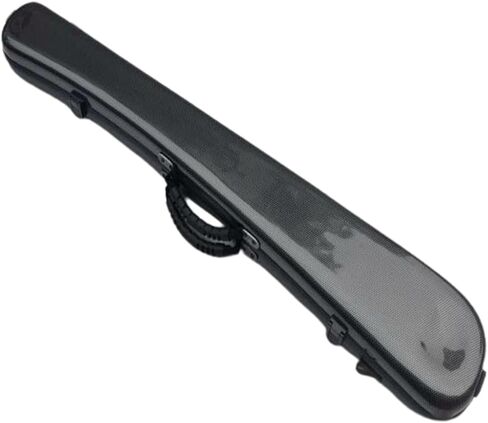 Generic Bass Bow Holder with Cello Bow Compartment, Carbon Fiber Case for Travel, black in Kuwait