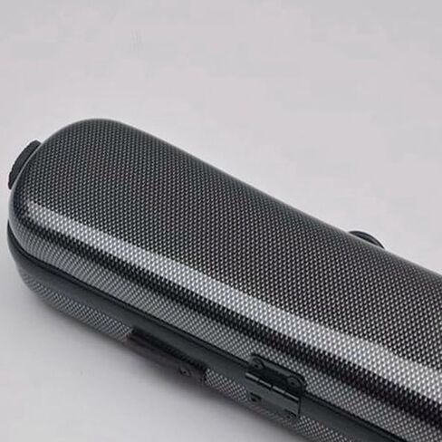 Generic Bass Bow Holder with Cello Bow Compartment, Carbon Fiber Case for Travel, black in Kuwait