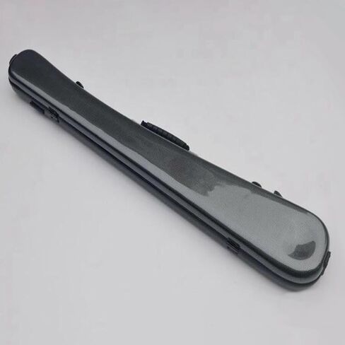 Generic Bass Bow Holder with Cello Bow Compartment, Carbon Fiber Case for Travel, black in Kuwait