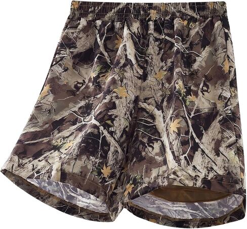 Boy's Camo Athletic Shorts with Liner Quick Dry Gym Running Workout Shorts in Saudi Arabia