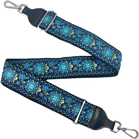 CMC Jacquard Banjo Strap for Men and Women, with Adjustable Buckle and Spring Clips, 2" Wide, 60" Long, in Saudi Arabia