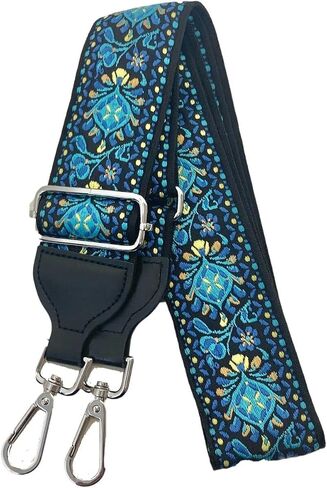CMC Jacquard Banjo Strap for Men and Women, with Adjustable Buckle and Spring Clips, 2" Wide, 60" Long, in Saudi Arabia