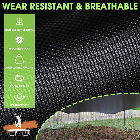 LHX 8 10 12 14 15 16FT Tranpoline Outdoor 1500LBS with Basketball Hoop, Large Heavy Duty Tranpoline for Kids and Adults with Light and Sprinkler, ASTM Approved & Easy Install, Backyard in Kuwait