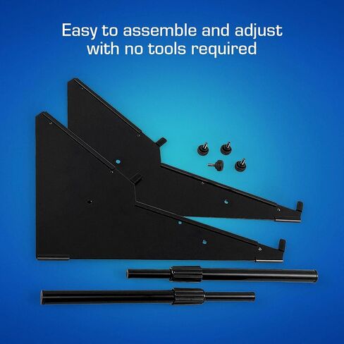 2-Tier XTS Desktop Stand, Adjustable Length from 10.6" - 18.5" for Sampler/Synth/MIDI Controller/Drum Machine, fits MPC Live 2/MPC One/TR-8S/Analog Rytm/Octatrack, easy to assemble and resize in Kuwait