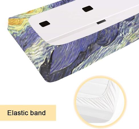 Keyboard Cover,Keyboard Dust Cover,Piano Accessories,Starry Night Piano Keyboard Cover,Starry Night Print Large in Saudi Arabia