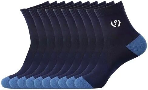 Men's Mid Length Socks, Soft and Comfortable, Suitable for Daily Outdoor Wear (10 Pairs) in Saudi Arabia