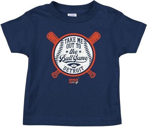 Take Me Out to The Ball Game Baby Apparel for Detroit Baseball Fans (NB-7T) in Saudi Arabia