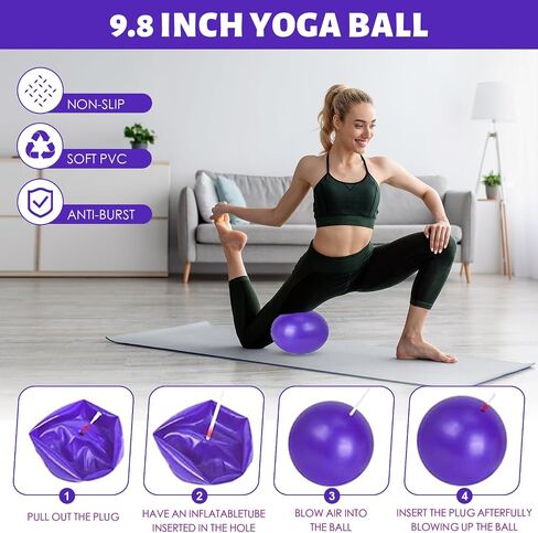 Better me Pilates Essentials kit for Women 13 Pieces, Pilates kit for Home Workouts Women Includes Yoga Rings, 12-inch Pilates Balls and 5-Piece Stretch Strap Pilates kit,Better me Pilates kit in Saudi Arabia