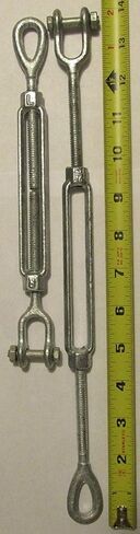 Jones Sports X-Heavy Duty Indoor/Outdoor Cable Kit for Baseball Softball Batting Cage Net with 1/2" turnbuckles, 1/4" Cable Clamps, and zinc snap Clips in Saudi Arabia