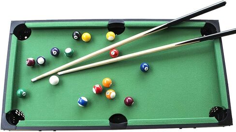 طاولة بلياردو فوشير، طاولة بلياردو صغيرة، مجموعة ألعاب السنوكر على الطاولة طاولة بلياردو محمولة مع إشارات وكرات ومثلث الأرفف in Kuwait