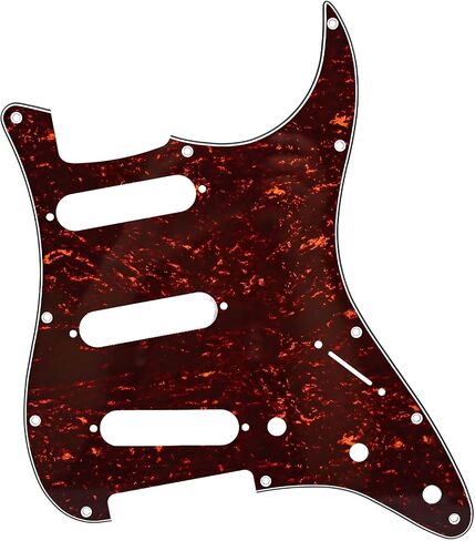 3-Ply 11 Hole SSS Guitar Pickguard - for ST/Strat Style forUSA/Mexico Fender Stratocaster/Strat (Blue pearl) in Saudi Arabia