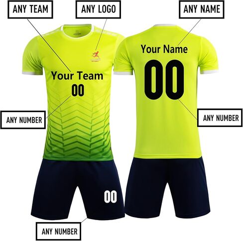 Custom Football Jerseys Sports Training Jerseys Sweatshirts Personalized Name Number Kids Men Women Teens in Saudi Arabia