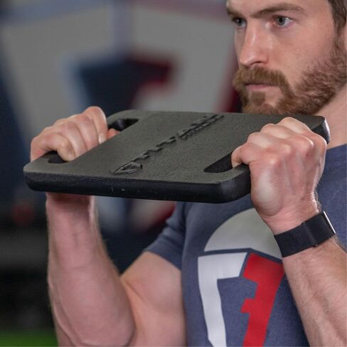 Titan Fitness Cast Iron Ruck Weight Plate, Backpack Weight Training, Single Wide Handle, Round Corners Smooth Edges, Ideal for Resistance Training, Strengthen Posture Stability in Saudi Arabia