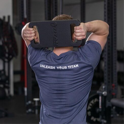Titan Fitness Cast Iron Ruck Weight Plate, Backpack Weight Training, Single Wide Handle, Round Corners Smooth Edges, Ideal for Resistance Training, Strengthen Posture Stability in Saudi Arabia
