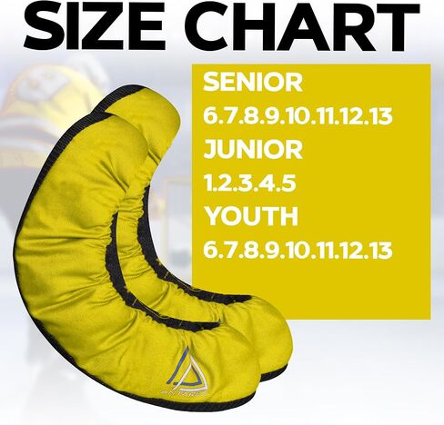 Ice Skate Blade Soakers - Senior, Junior, and Youth Skate Guards - Covers and Protects Skate Blades in Saudi Arabia