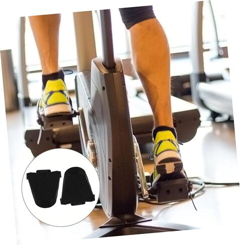 أغطية مرابط الدراجة لأحذية ركوب الدراجات على الطرق، واقيات مرابط الدواسات المطاطية، زوج واحد لتعزيز القبضة والمتانة in Kuwait