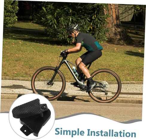 1Pair Bike Cleats Shoe Covers Durable Mountain Bike Pedal Clips Easy to Install Cycling Cleats for Road and Indoor Cycling Lightweight and Portable Cleat Protectors in Saudi Arabia