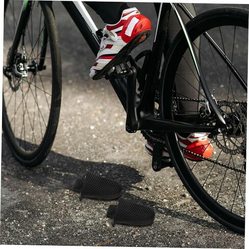 1Pair Bike Cleats Shoe Covers Durable Mountain Bike Pedal Clips Easy to Install Cycling Cleats for Road and Indoor Cycling Lightweight and Portable Cleat Protectors in Saudi Arabia