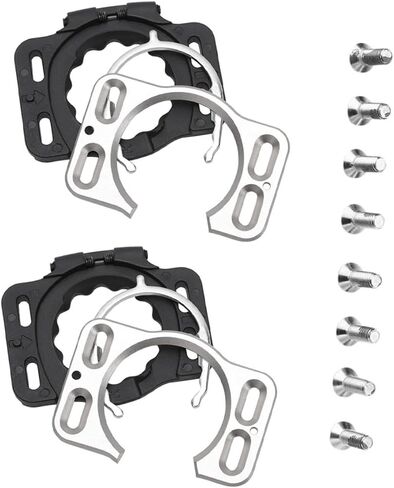 2Pcs Cycling Shoe Cleats Adapter for Road Bikes Quick Release Pedal Covers Durable Cleat Covers for Enhanced Power Transfer Stable Connection for Various Terrains in Saudi Arabia