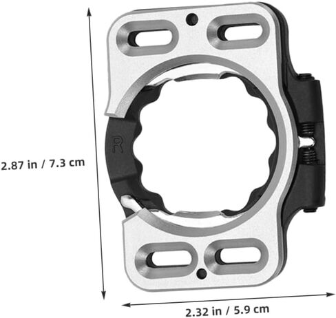 2Pcs Cycling Shoe Cleats Adapter for Road Bikes Quick Release Pedal Covers Durable Cleat Covers for Enhanced Power Transfer Stable Connection for Various Terrains in Saudi Arabia