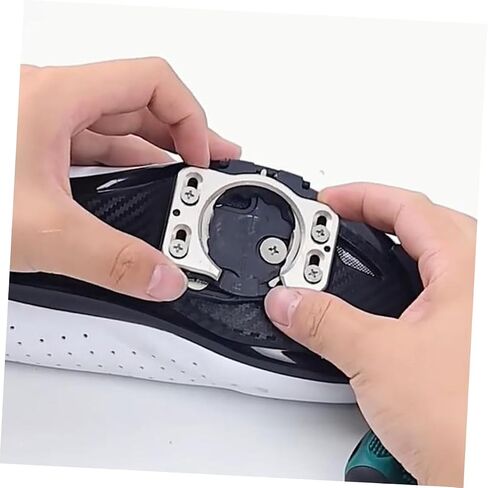2Pcs Cycling Shoe Cleats Adapter for Road Bikes Quick Release Pedal Covers Durable Cleat Covers for Enhanced Power Transfer Stable Connection for Various Terrains in Saudi Arabia
