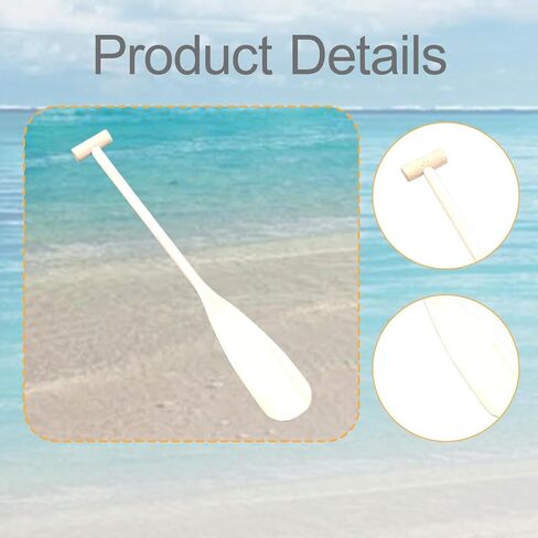 Wood Canoe Paddle Ergonomic Grip Canoeing Comfortable, DIY, Portable, Kayaking Water Sports Lightweight Boat Paddle Boat Oar in Kuwait