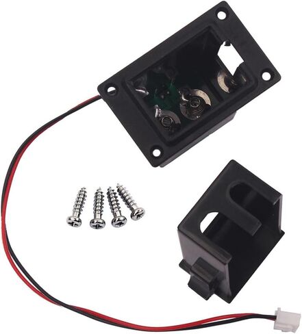 Generic Flat Mounting Battery Box with for Ukulele Guitar Bass in Saudi Arabia