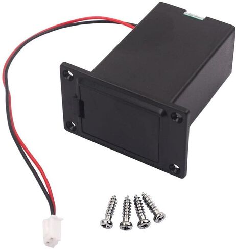 Generic Flat Mounting Battery Box with for Ukulele Guitar Bass in Saudi Arabia