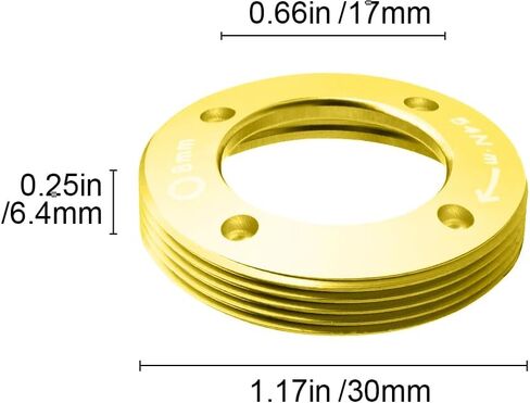 Bicycle Crank Arm Cap Kit Dub Crank Cover Bolt for SRAM NX/GX/Force/XX1/AXS | 7075 Aluminum & Titanium Alloy | Anti-Detachment Design | 7 Colors in Saudi Arabia