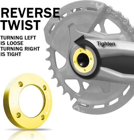 Bicycle Crank Arm Cap Kit Dub Crank Cover Bolt for SRAM NX/GX/Force/XX1/AXS | 7075 Aluminum & Titanium Alloy | Anti-Detachment Design | 7 Colors in Saudi Arabia