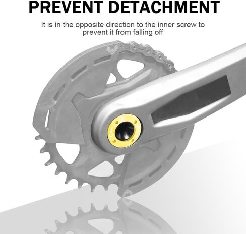 Bicycle Crank Arm Cap Kit Dub Crank Cover Bolt for SRAM NX/GX/Force/XX1/AXS | 7075 Aluminum & Titanium Alloy | Anti-Detachment Design | 7 Colors in Saudi Arabia