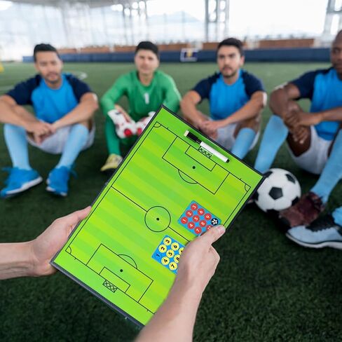 Football Tactic Board, Soccer Coaching Marker Board with Magnets, 2pcs Whiteboard Marker, Eraser in Saudi Arabia