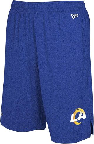 شورت كاجوال للرجال من New Era NFL Football أداء الجري الأرضي، Los Angeles Rams، متوسط in Saudi Arabia