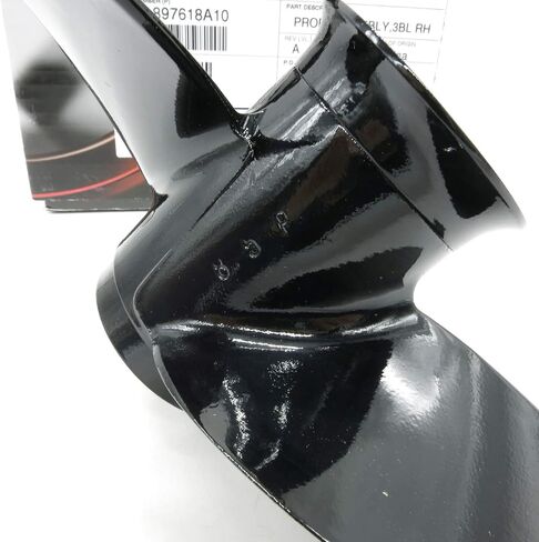 Mercury 897618A10 Black Max 3-Blade Aluminum Propeller, 8.9" Dia. X 8.5" Pitch, Right Hand Rotation in Saudi Arabia