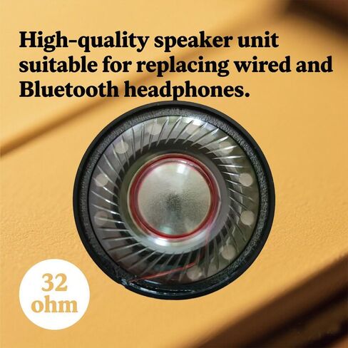 40mm Headphone Graphene Diaphragm Units Speaker Parts 1Pair in Saudi Arabia