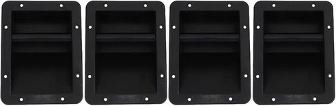 Milisten 4-Pack Recessed Speaker Cabinet Handles, Plastic Heavy-Duty Replacement Audio Handles for Stage Monitors, Subwoofers, PA Speaker Box in Saudi Arabia