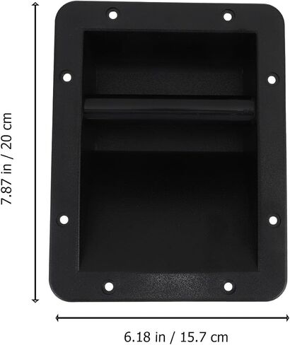 Milisten 4-Pack Recessed Speaker Cabinet Handles, Plastic Heavy-Duty Replacement Audio Handles for Stage Monitors, Subwoofers, PA Speaker Box in Saudi Arabia
