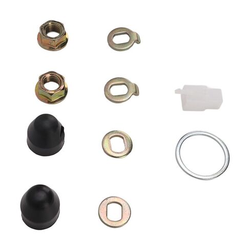 Electric Bike Hub Motor M14 Nut and Washer Kit with 14mm Shaft Screw Cap Washer Fit for Electric Bikes Scooters Motor(Bicycle Hub Motor Nuts Kit) in Kuwait