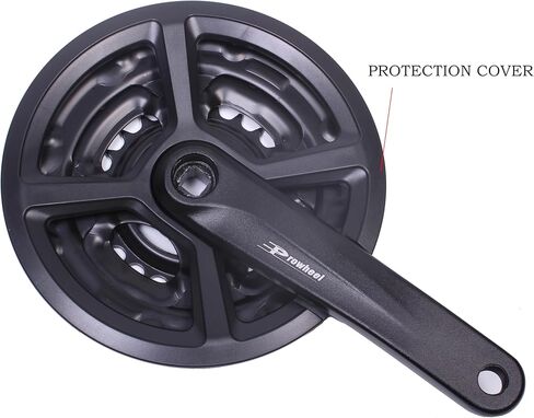 PROWHEEL دراجة كرانسيت ، 42-34-24T/48-38-28T ل 3x6/7/8 سرعة العالمي ساحة حفرة كرنك مجموعة 170 مللي متر كرنك الذراع للدراجات الجبلية in Kuwait