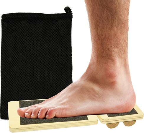 Ankle Foot Balance Board Trainer - Enhancer for Ankle Sprain Recovery Training, Balance and Stability Trainer for Daily Exercise, Wobble Board for Physical Therapy, Balance Training with Storage Bag in Kuwait
