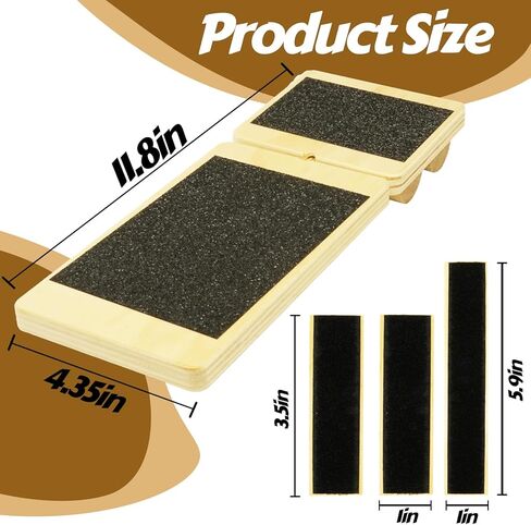 Ankle Foot Balance Board Trainer - Enhancer for Ankle Sprain Recovery Training, Balance and Stability Trainer for Daily Exercise, Wobble Board for Physical Therapy, Balance Training with Storage Bag in Kuwait