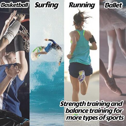 Ankle Foot Balance Board Trainer - Enhancer for Ankle Sprain Recovery Training, Balance and Stability Trainer for Daily Exercise, Wobble Board for Physical Therapy, Balance Training with Storage Bag in Kuwait